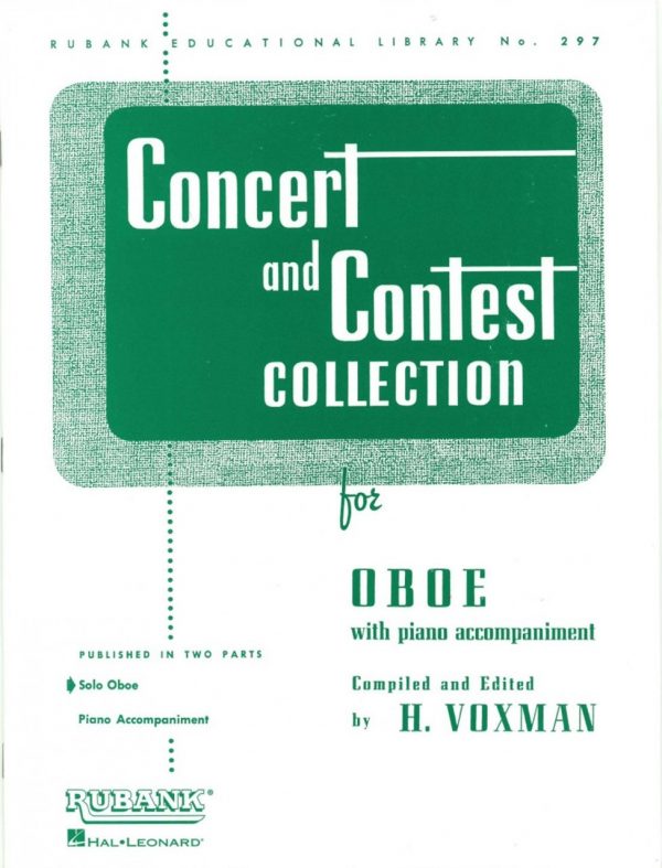 Concert and Contest Collection, oboe part only