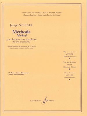 Sellner: Oboe Method, Vol. 1