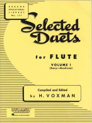 Rubank Selected Duets for 2 Flutes (Oboes) Vol.1