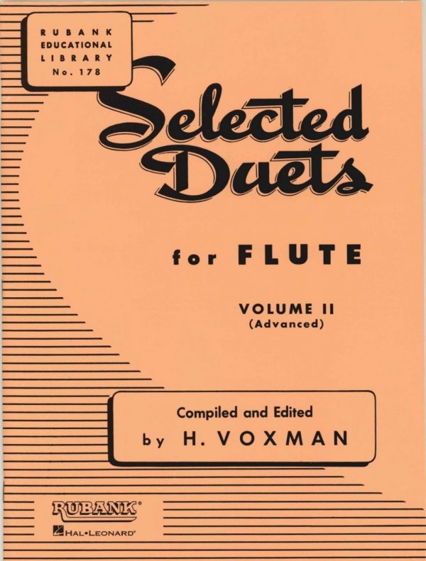Rubank Selected Duets for 2 Flutes (Oboes) Vol.2