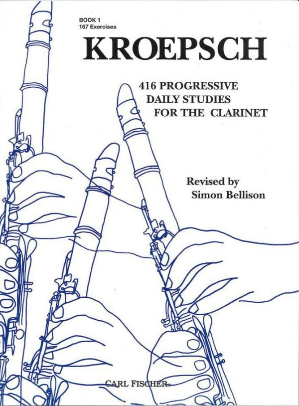 Kroepsch 416 progressive Daily Studies for the Clarinet. Book I