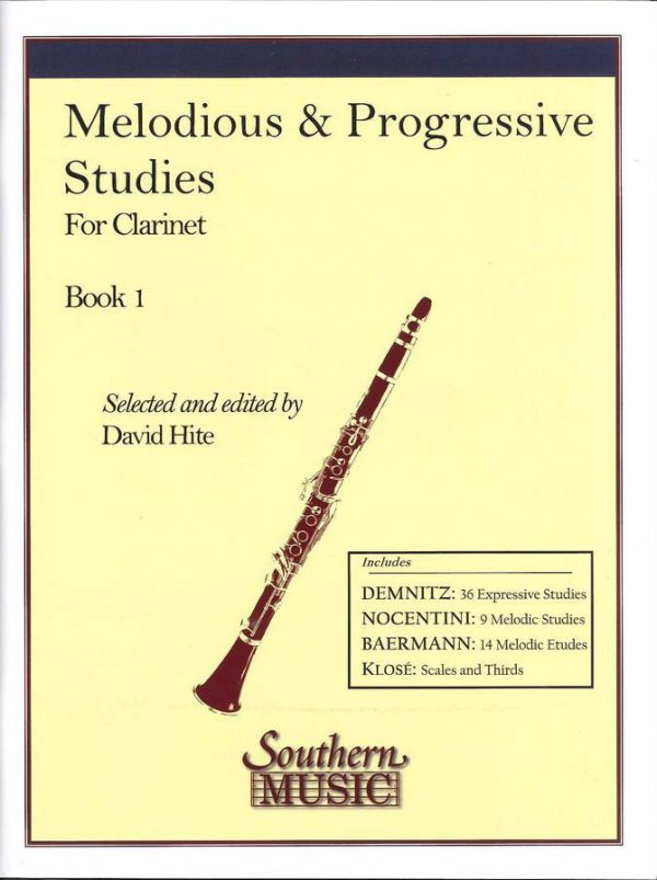 Hite Melodious and Progressive Studies for Clarinet, bk 1