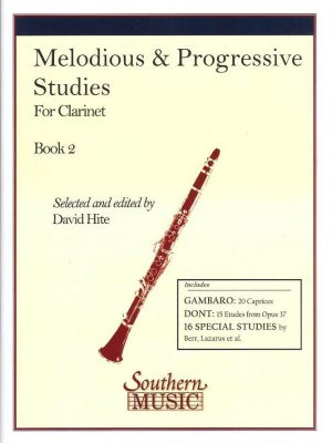 Hite Melodious and Progressive Studies for Clarinet, bk 2