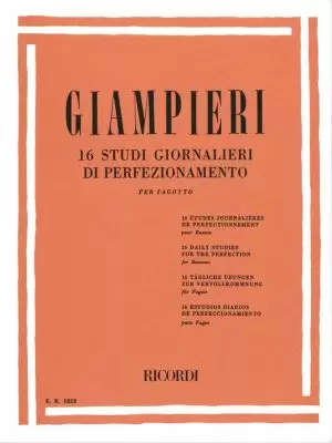 Giampieri: 16 Daily Studies for Bassoon