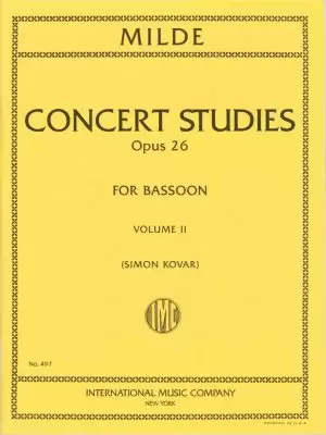 Milde: 50 Concert Studies, Op. 26. Vol. 2: Nos. 26-50. International Edition