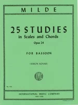 Milde: 25 Studies in Scales and Chords for Bassoon