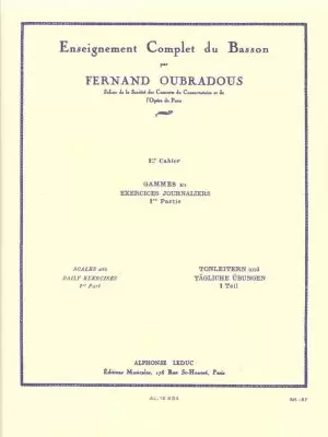 Oubradou: Scales and Daily Exercises, Vol. 1
