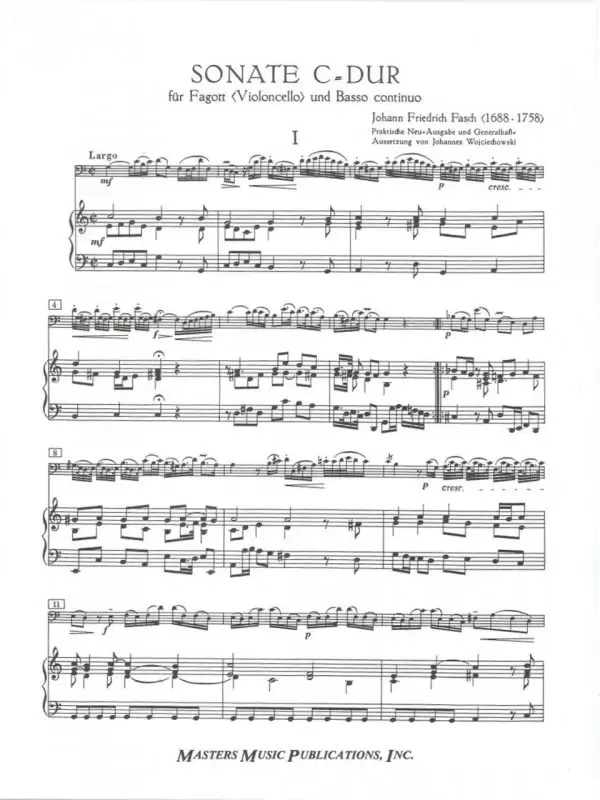 Fasch: Bassoon Sonata in C