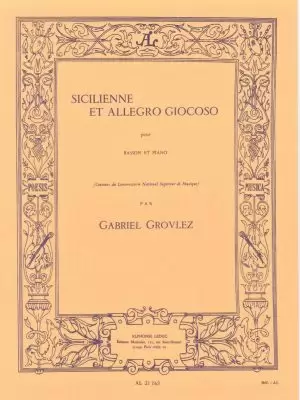 Grovlez: Scilienne et Allegro Giocoso