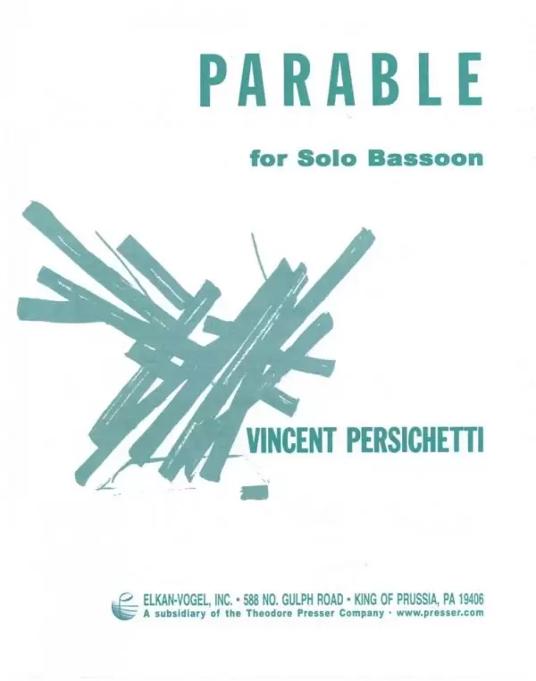 Persichetti: Parable for Solo Bassoon