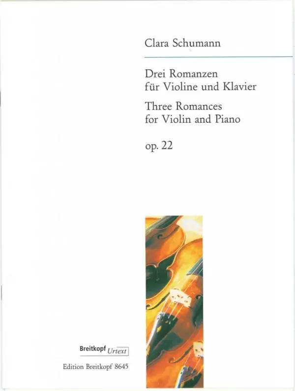 Clara Schumann: Three Romances for (Violin) Oboe & Piano, Op. 22