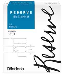 D'Addario Rico Reserve Bb Clarinet reeds