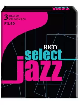 Rico Jazz Select Filed Soprano Sax Reeds