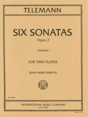 Telemann Six Sonatas Op.2 for Two Flutes (Oboes) Vol.1